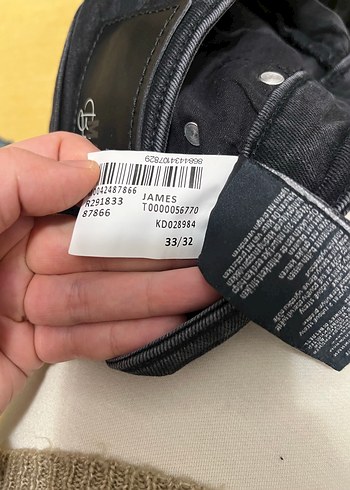 James Lux Siyah Antrasit Smoke Jean Pantolon - Görsel 8