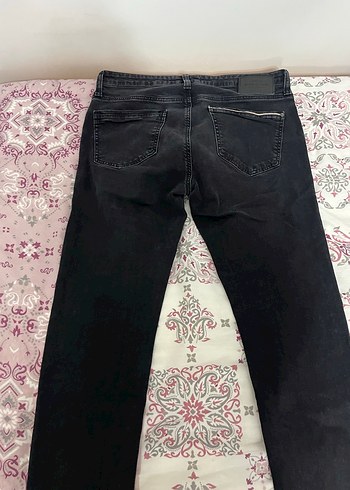 Siyah Erkek Normal Boy Denim Kot Pantolon - Görsel 4