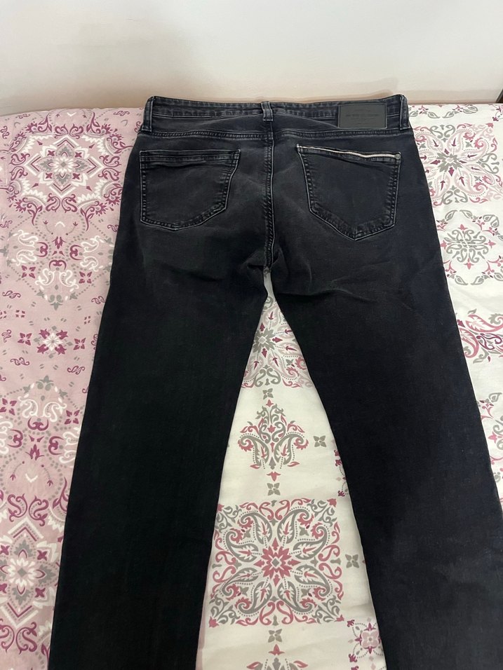 Siyah Erkek Normal Boy Denim Kot Pantolon - Görsel 4