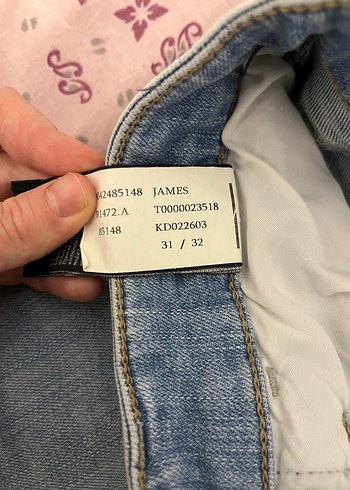 Bağcıklı Açık Mavi Bol Kesim Jean - Görsel 4