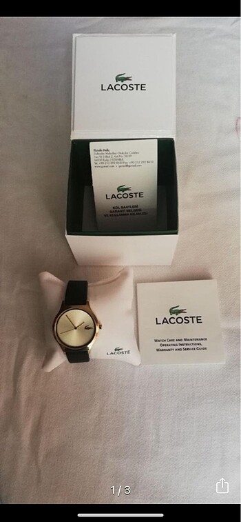 Orijinal Lacoste Saat