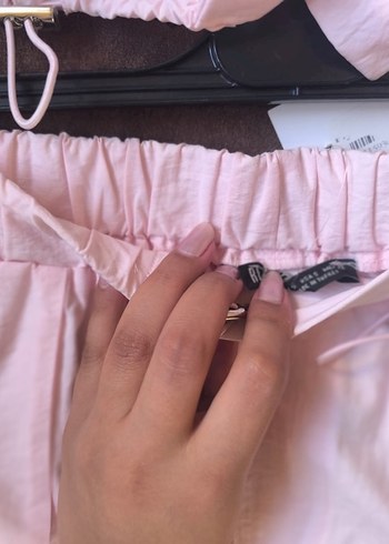 Pembe Kısa Kollu Kadın takım ikili - Görsel 7