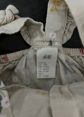 Nakışlı Kız Çocuk Keten Elbise - Görsel 2