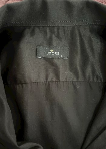 Düğmeli Siyah Kısa Kollu Erkek Gömlek - Görsel 2