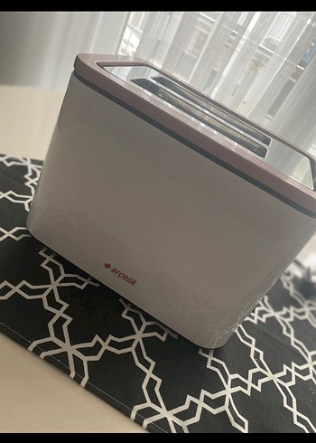 Kahverengi Kenarlı Gri Ekmek Kızartma Makinesi - Görsel 3