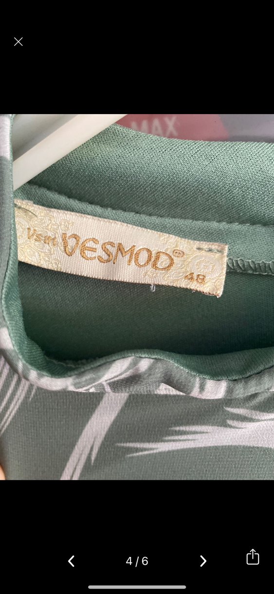 Yeşil Desenli Kadın Uzun Kimono - Görsel 4