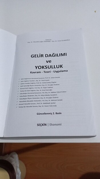  Gelir Dağılımı ve Yoksulluk - Doç. Dr. M. Çağlar Özdemir , Doç. 