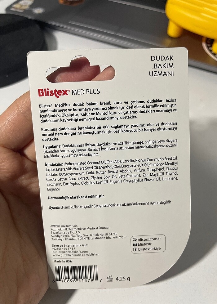 Blistex dudak koruyucu - Görsel 2