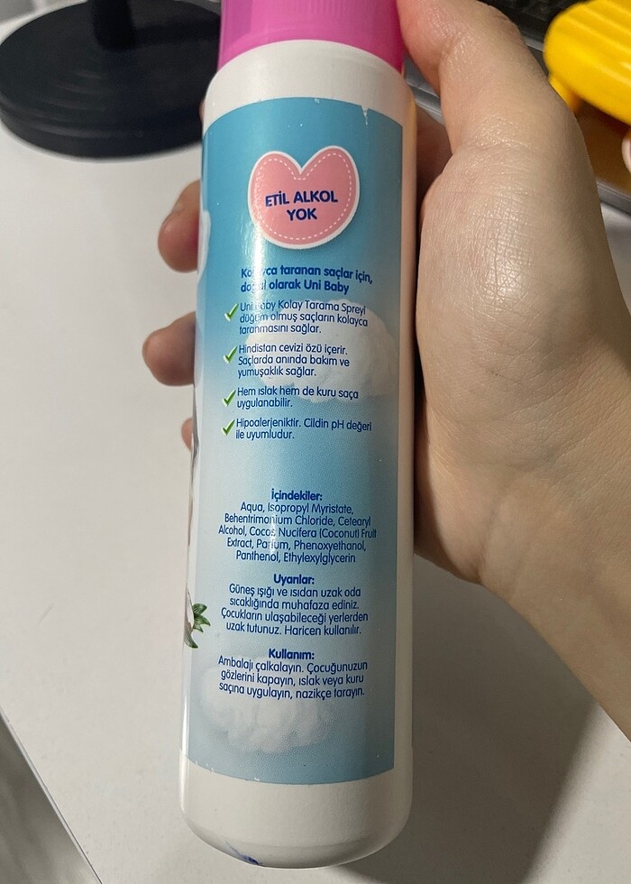 Uni baby kolay tarama spreyi - Görsel 2