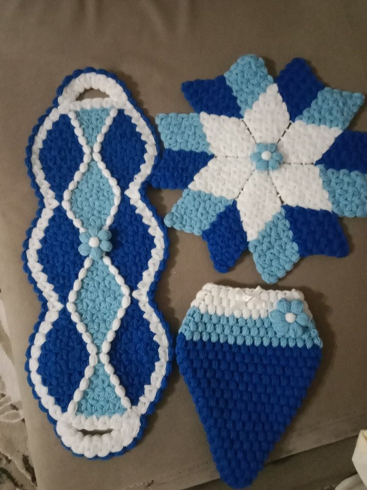 Renkli Mavi Banyo lif Seti - Görsel 3