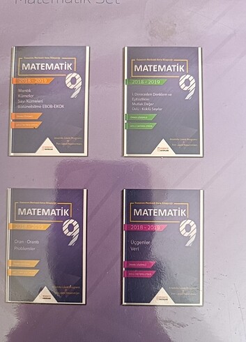  9. Sınıf matematik set 