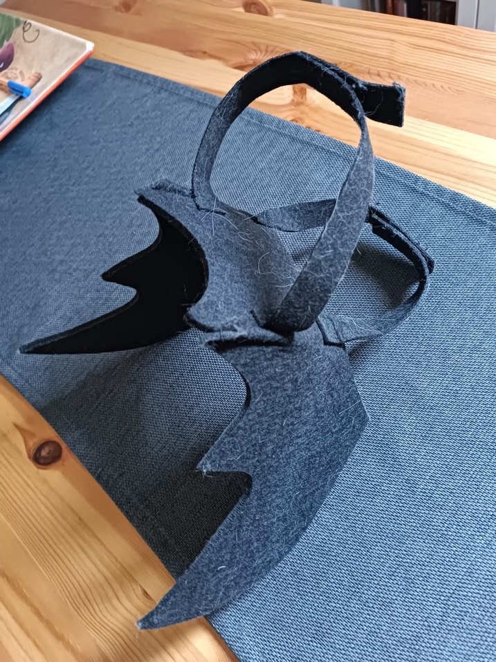 Gri Kanatlı Aksiyon Figürü kedi kostümü Batman yarasa kedi - Görsel 2