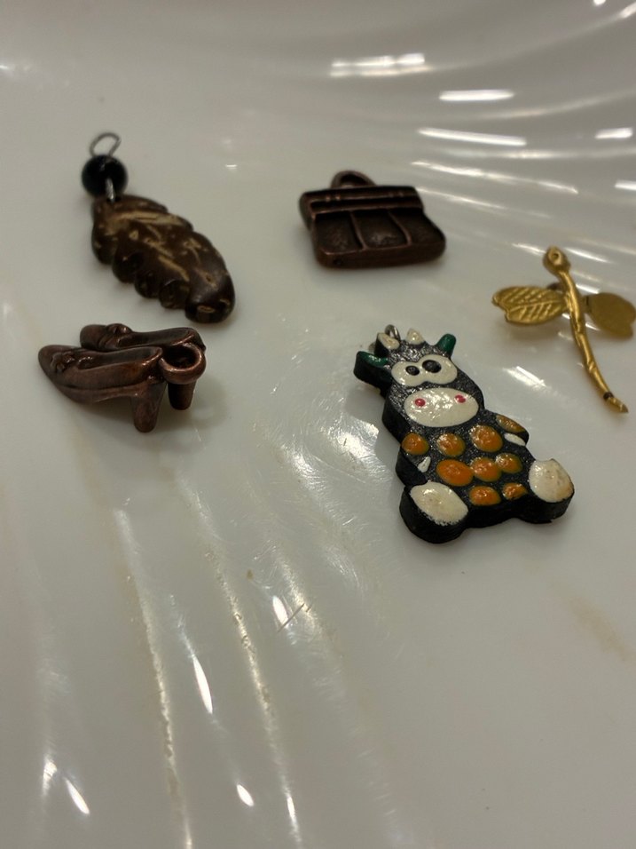 Kahverengi Boncuklu Bohem Kadın Charm Seti - Görsel 3