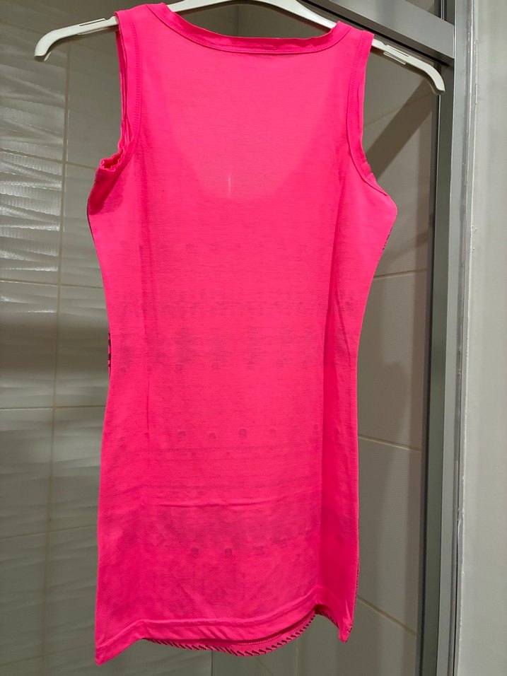 Pembe Desenli Dantelli Bohem Atlet - Görsel 4