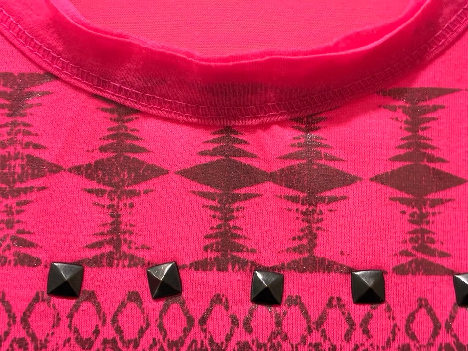 Pembe Desenli Dantelli Bohem Atlet - Görsel 3