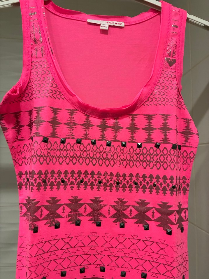 Pembe Desenli Dantelli Bohem Atlet - Görsel 2