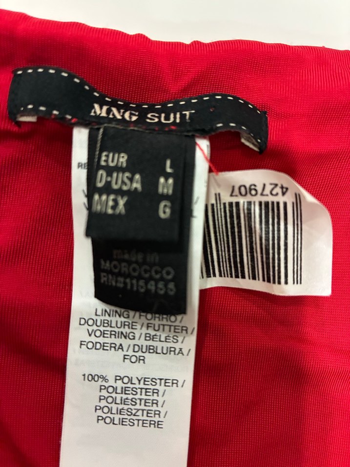 Kırmızı Drapeli V Yakalı Midi Elbise - Görsel 4