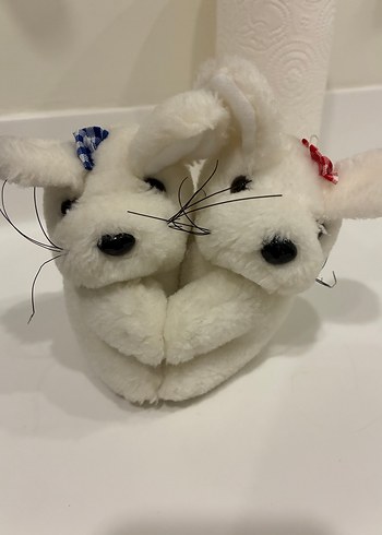 Eskilerden Sevimli Peluş Ayıcık ve Tavşan Çifti - Görsel 3