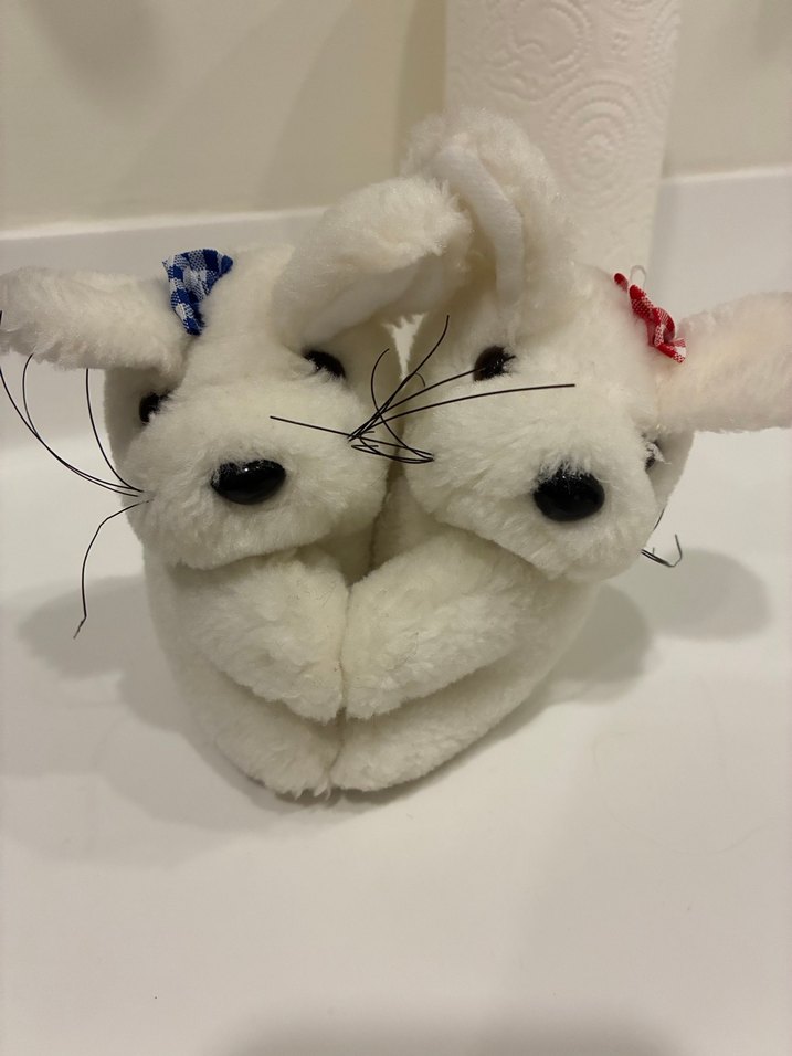 Eskilerden Sevimli Peluş Ayıcık ve Tavşan Çifti - Görsel 3