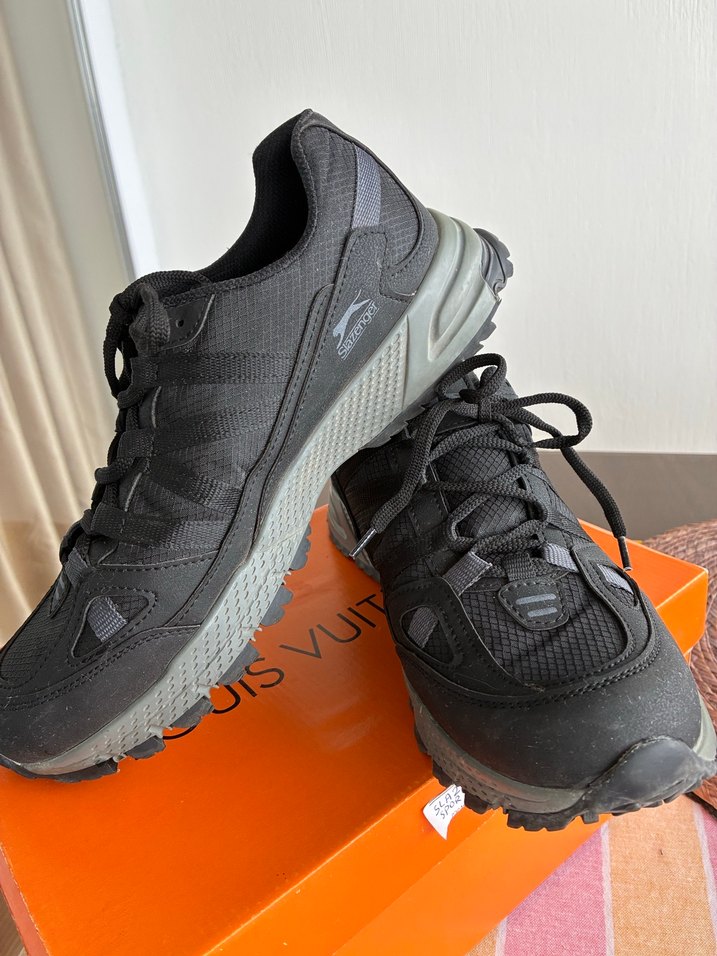 Gri erkek  Spor Ayakkabı Yüksek Tabanlı - Görsel 4