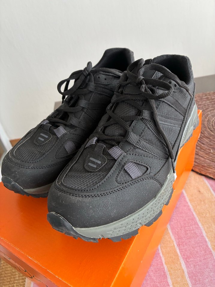 Gri erkek  Spor Ayakkabı Yüksek Tabanlı - Görsel 5