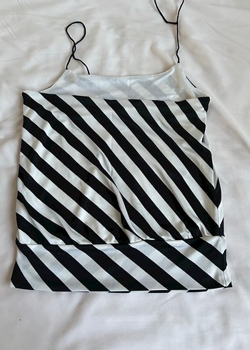 H&M Çizgili, Askılı Hamile Bluzu