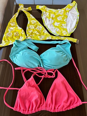 Bikini tk ve bikini üstleri 38 beden