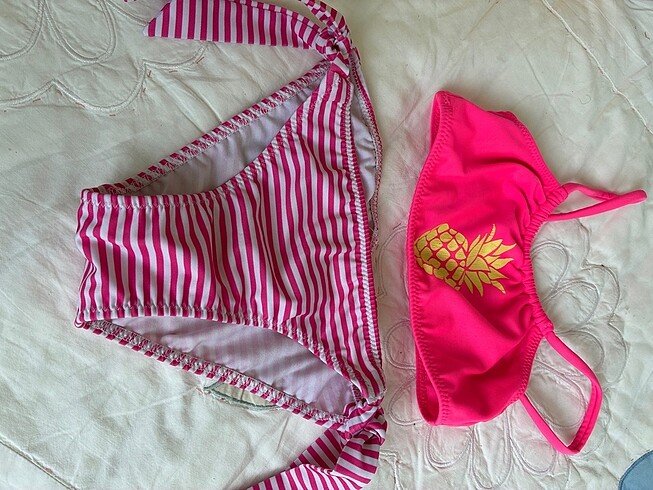 4 Yaş Beden Kız çocuk bikini mayo ikilisi