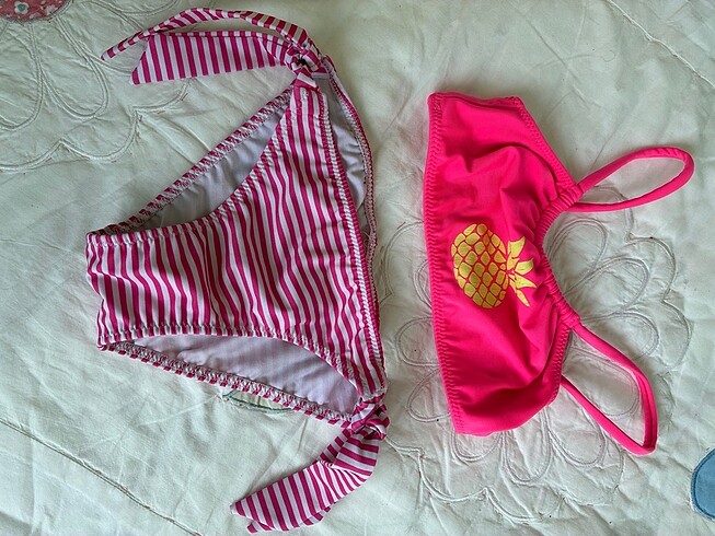 Kız çocuk bikini mayo ikilisi