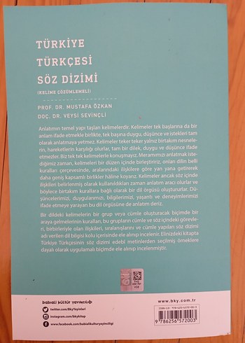 Türkiye Türkçesi Söz Dizimi Kitabı - Görsel 4