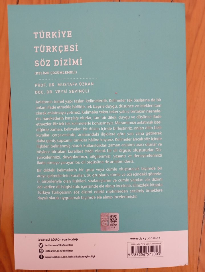 Türkiye Türkçesi Söz Dizimi Kitabı - Görsel 4