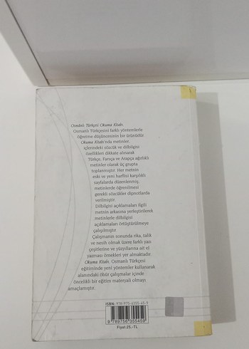 Osmanlı Türkçesi Okuma Kitabı 8. Baskı - Görsel 2