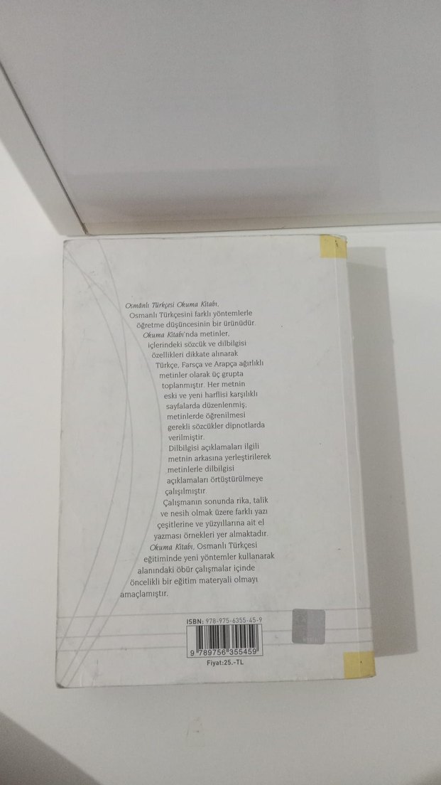 Osmanlı Türkçesi Okuma Kitabı 8. Baskı - Görsel 2