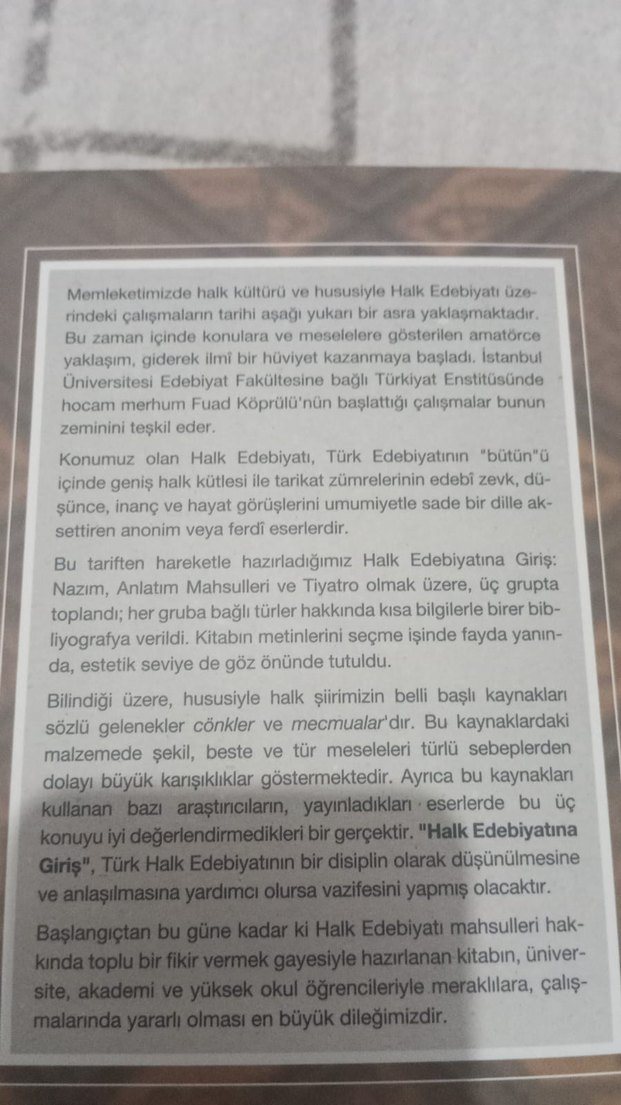 Halk Edebiyatına Giriş - Prof. Dr. Şükrü Elçin - Görsel 3