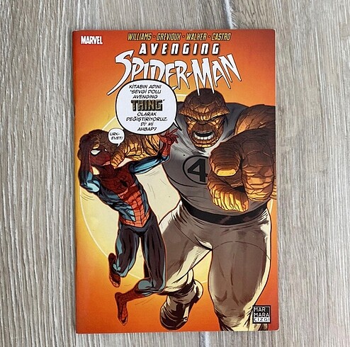 Marvel avenging Spiderman çizgi roman örümcek adam