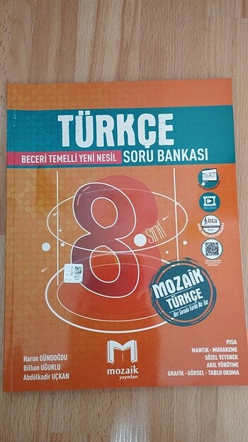 Mozaik yayınları 8. Sınıf türkçe beceri temelli yeni nesil soru 