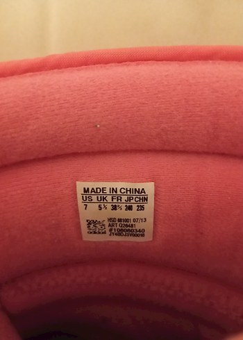 Adidas Bayan Pembe Kauçuk Kaydırmaz  Bot - Görsel 3