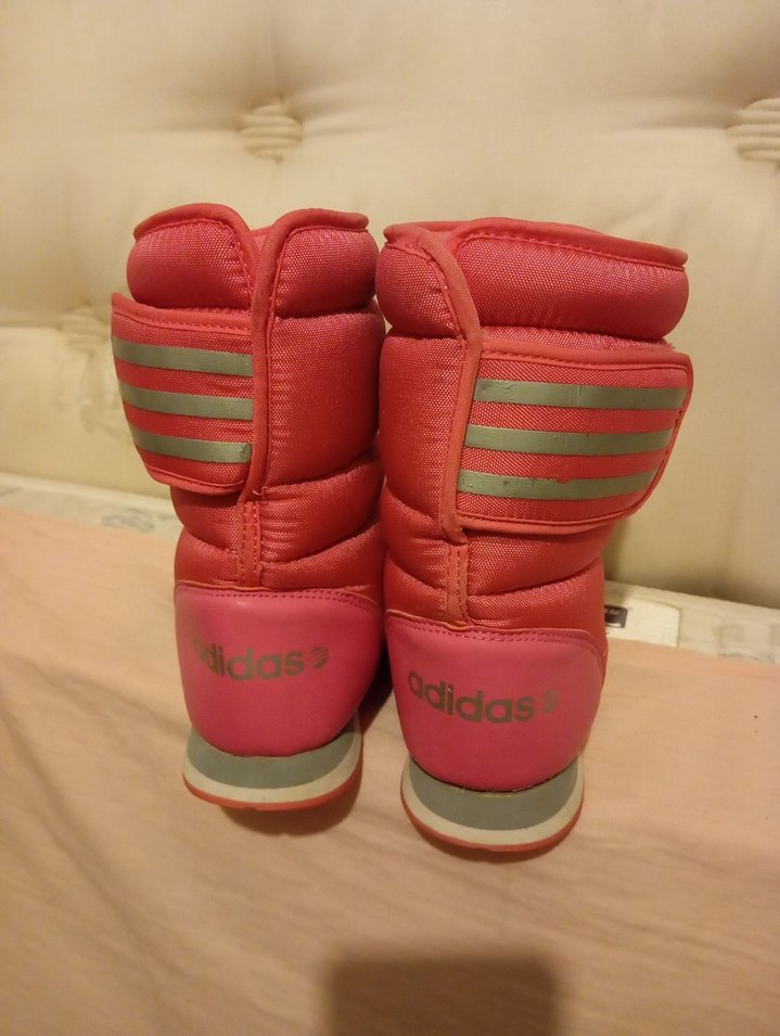 Adidas Bayan Pembe Kauçuk Kaydırmaz  Bot - Görsel 5