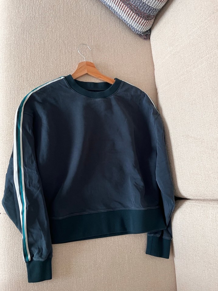 Kadın Mavi Oversize Eşofman Takımı - Görsel 2