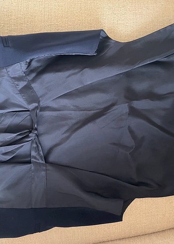 Düğmeli Lacivert Yelek - Görsel 3