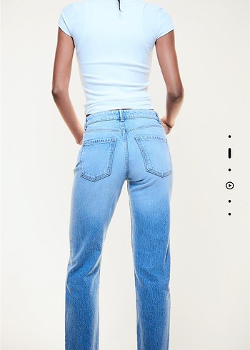 Mavi Rahat Kesim Mom jean Denim Kadın Jean - Görsel 2