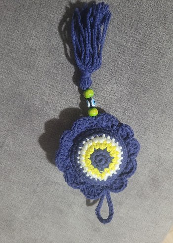 Renkli Püsküllü Bohem Anahtarlık Çanta Süsü - Görsel 4