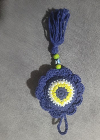 Renkli Püsküllü Bohem Anahtarlık Çanta Süsü - Görsel 5