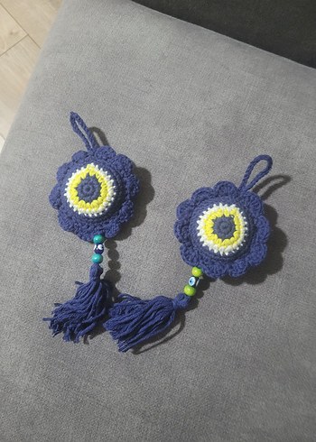 Renkli Püsküllü Bohem Anahtarlık Çanta Süsü - Görsel 9