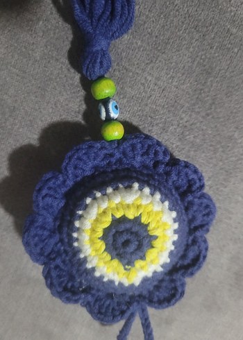 Renkli Püsküllü Bohem Anahtarlık Çanta Süsü - Görsel 2