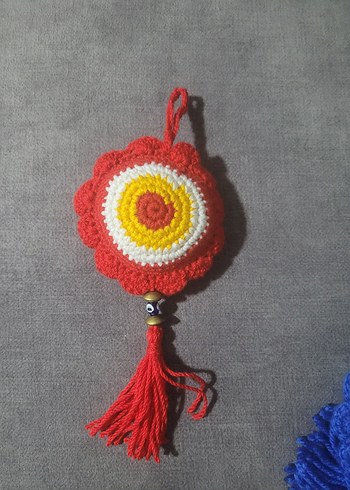 Renkli Püsküllü Bohem Anahtarlık Çanta Süsü - Görsel 4