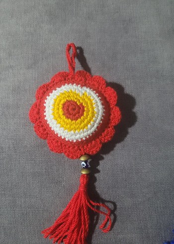 Renkli Püsküllü Bohem Anahtarlık Çanta Süsü - Görsel 2