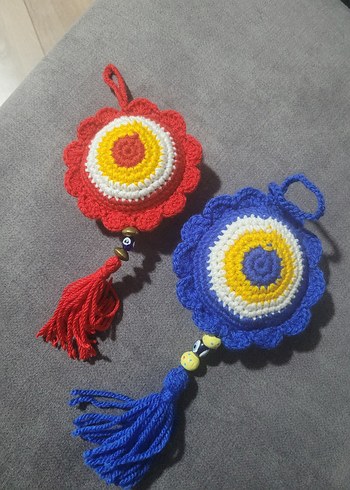 Renkli Püsküllü Bohem Kadın Anahtarlık Çanta Süsü - Görsel 4