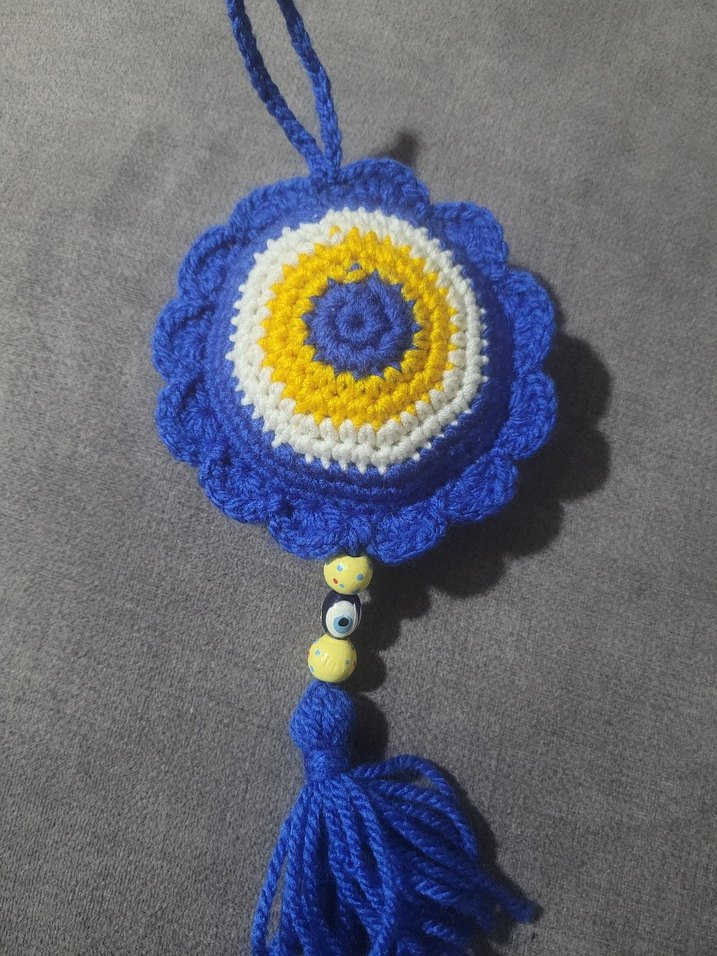 Renkli Püsküllü Bohem Kadın Anahtarlık Çanta Süsü - Görsel 3