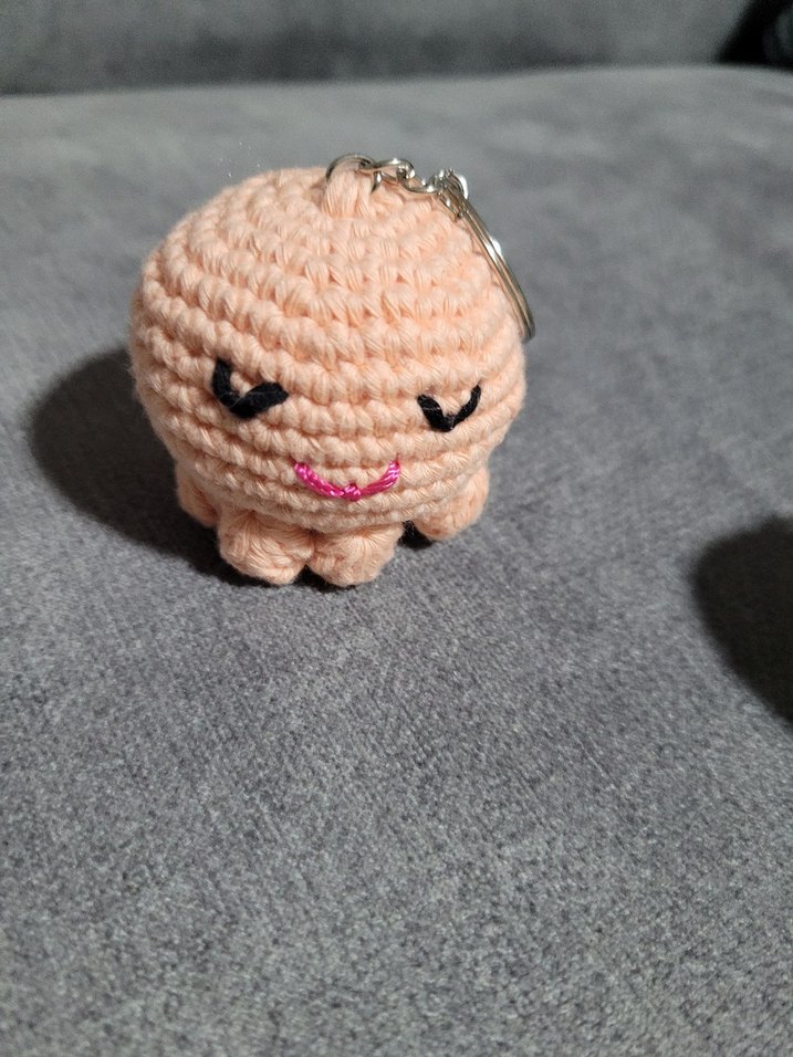 Renkli Örgü Ahtapot Anahtarlık - Görsel 5